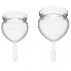Набор прозрачных менструальных чаш Feel good Menstrual Cup Набор прозрачных менструальных чаш Feel good Menstrual Cup