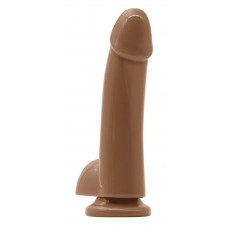 Кофейный гладкий фаллоимитатор на присоске с мошонкой Smooth 5 Inch Dildo - 17 см. Кофейный гладкий фаллоимитатор на присоске с мошонкой Smooth 5 Inch Dildo - 17 см.