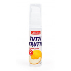 Гель-смазка Tutti-frutti со вкусом сочной дыни - 30 гр. Гель-смазка Tutti-frutti со вкусом сочной дыни - 30 гр.