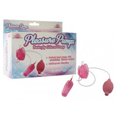 Розовая помпа с вибрацией Pleasure Pump Butterfly Clitoral Розовая помпа с вибрацией Pleasure Pump Butterfly Clitoral