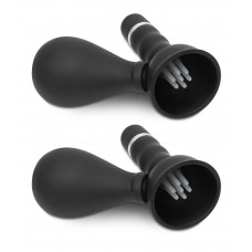 Черные вибропомпы на соски Cordless Vibrating Nipple Suckers Черные вибропомпы на соски Cordless Vibrating Nipple Suckers