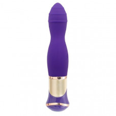 Фиолетовый вибратор с ротацией ECSTASY Deluxe Rippled Vibe - 20 см. Фиолетовый вибратор с ротацией ECSTASY Deluxe Rippled Vibe - 20 см.