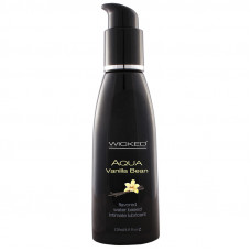 Лубрикант со вкусом ванильных бобов Wicked Aqua Vanilla Bean - 120 мл. Лубрикант со вкусом ванильных бобов Wicked Aqua Vanilla Bean - 120 мл.