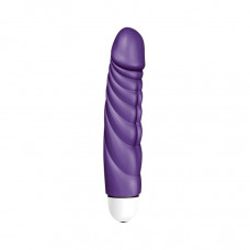 Фиолетовый вибратор с ребрышками Mr.Perfect Intense - 15,2 см. Фиолетовый вибратор с ребрышками Mr.Perfect Intense - 15,2 см.