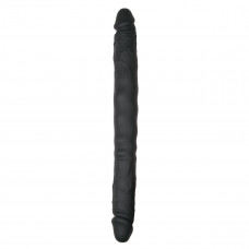 Черный двусторонний фаллоимитатор Double Ended Dildo - 40 см. Черный двусторонний фаллоимитатор Double Ended Dildo - 40 см.