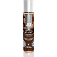 Ароматизированный лубрикант JO Flavored Chocolate Delight - 30 мл. Ароматизированный лубрикант JO Flavored Chocolate Delight - 30 мл.