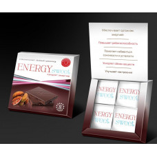 Темный шоколад ENERGYsweet - 40 гр. Темный шоколад ENERGYsweet - 40 гр.