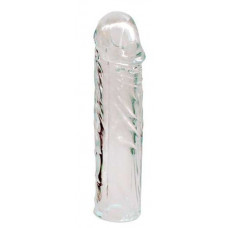 Закрытая прозрачная насадка-фаллос Crystal sleeve - 16 см. Закрытая прозрачная насадка-фаллос Crystal sleeve - 16 см.