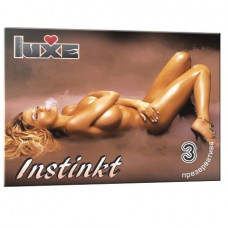 Презервативы Luxe Instinkt - 3 шт. Презервативы Luxe Instinkt - 3 шт.