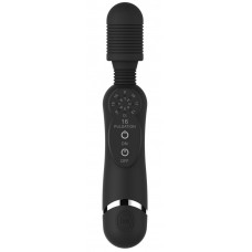 Черный универсальный массажер Silicone Massage Wand - 20 см. Черный универсальный массажер Silicone Massage Wand - 20 см.