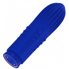 Синяя вибропуля Turbo Rechargeable Bullet Lush - 9,8 см. Синяя вибропуля Turbo Rechargeable Bullet Lush - 9,8 см.