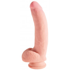 Телесный фаллоимитатор на присоске 10 Triple Density Cock with Balls - 26,7 см. Телесный фаллоимитатор на присоске 10 Triple Density Cock with Balls - 26,7 см.