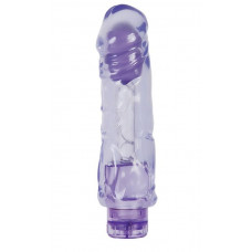 Фиолетовый вибратор-реалистик CHUBBY FUN VIBE - 19 см. Фиолетовый вибратор-реалистик CHUBBY FUN VIBE - 19 см.
