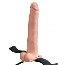 Телесный перезаряжаемый вибрострапон 11 Hollow Rechargeable Strap-on with Balls - 30 см. Телесный перезаряжаемый вибрострапон 11 Hollow Rechargeable Strap-on with Balls - 30 см.