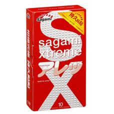 Утолщенные презервативы Sagami Xtreme Feel Long с точками - 10 шт. Утолщенные презервативы Sagami Xtreme Feel Long с точками - 10 шт.