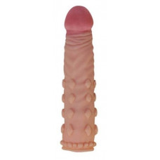 Телесная насадка-фаллос Super-Realistic Penis - 18 см. Телесная насадка-фаллос Super-Realistic Penis - 18 см.