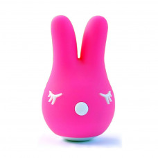 Ярко-розовый вибростимулятор Bunny с ушками Ярко-розовый вибростимулятор Bunny с ушками
