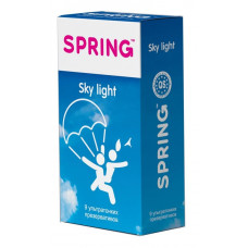 Ультратонкие презервативы SPRING SKY LIGHT - 9 шт. Ультратонкие презервативы SPRING SKY LIGHT - 9 шт.