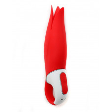 Красный вибратор Satisfyer Vibes Power Flower с лепестками - 18,8 см. Красный вибратор Satisfyer Vibes Power Flower с лепестками - 18,8 см.