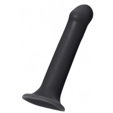 Черный фаллос на присоске Silicone Bendable Dildo L - 19 см. Черный фаллос на присоске Silicone Bendable Dildo L - 19 см.