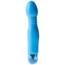 Голубой гибкий вибромассажер Powder Puff Massager - 17,1 см. Голубой гибкий вибромассажер Powder Puff Massager - 17,1 см.