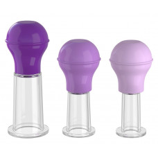 Набор из 3 мини помп-присосок для груди Nipple Enhancer Set Набор из 3 мини помп-присосок для груди Nipple Enhancer Set