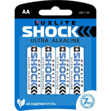 Батарейки Luxlite Shock (BLUE) типа АА - 4 шт. Батарейки Luxlite Shock (BLUE) типа АА - 4 шт.