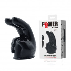 Насадка на вибромассажер Power Head в виде 2 пальцев Насадка на вибромассажер Power Head в виде 2 пальцев