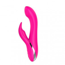 Розовый вибратор NAGHI NO.19 RECHARGEABLE DUO VIBRATOR со стимулятором клитора Розовый вибратор NAGHI NO.19 RECHARGEABLE DUO VIBRATOR со стимулятором клитора