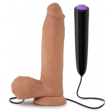 Кофейный вибратор 8 Inch Vibrating Cock - 20,3 см. Кофейный вибратор 8 Inch Vibrating Cock - 20,3 см.