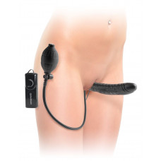 Фаллоимитатор с ручным насосом Inflatable Vibrating Strapless Strap-On - 16,5 см. Фаллоимитатор с ручным насосом Inflatable Vibrating Strapless Strap-On - 16,5 см.