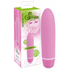 Розовый вибратор Smile Mini Comfy - 13 см. Розовый вибратор Smile Mini Comfy - 13 см.