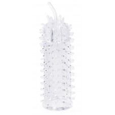 Закрытая рельефная насадка Crystal sleeve с усиками - 12 см. Закрытая рельефная насадка Crystal sleeve с усиками - 12 см.