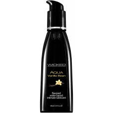 Лубрикант с ароматом ванильных бобов Wicked Aqua Vanilla Bean - 60 мл. Лубрикант с ароматом ванильных бобов Wicked Aqua Vanilla Bean - 60 мл.