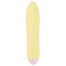 Желтый мини-вибратор Cuties Mini - 13,2 см. Желтый мини-вибратор Cuties Mini - 13,2 см.