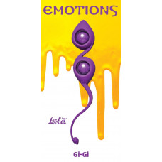 Фиолетовые вагинальные шарики Emotions Gi-Gi Фиолетовые вагинальные шарики Emotions Gi-Gi
