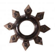 Чёрное эрекционное кольцо Rings Gear Чёрное эрекционное кольцо Rings Gear