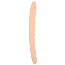 Телесный двойной фаллоимитатор Erowoman - 40 см. Телесный двойной фаллоимитатор Erowoman - 40 см.