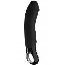 Чёрный вибратор Big Boss Black Line - 23,5 см. Чёрный вибратор Big Boss Black Line - 23,5 см.