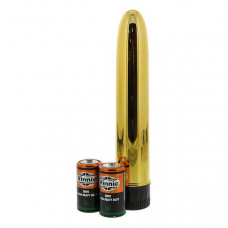 Золотистый классический вибратор с идеально гладкой поверхностью SLIM-LINE VIBRATOR GOLD - 17 см. Золотистый классический вибратор с идеально гладкой поверхностью SLIM-LINE VIBRATOR GOLD - 17 см.