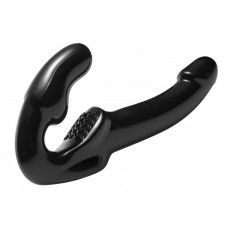 Чёрный безремневой страпон Revolver Чёрный безремневой страпон Revolver