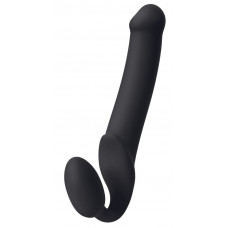 Черный безремневой страпон Silicone Bendable Strap-On XL Черный безремневой страпон Silicone Bendable Strap-On XL