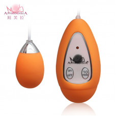 Оранжевое виброяичко Xtreme 10F Egg Оранжевое виброяичко Xtreme 10F Egg
