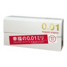 Супер тонкие презервативы Sagami Original 0.01 - 5 шт. Супер тонкие презервативы Sagami Original 0.01 - 5 шт.