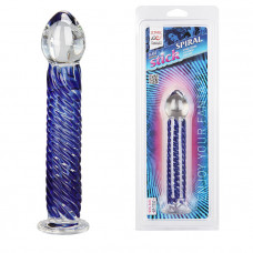 Стеклянный фаллоимитатор Spiral Stick - 17 см. Стеклянный фаллоимитатор Spiral Stick - 17 см.