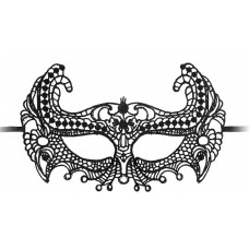 Черная кружевная маска ручной работы Empress Black Lace Mask