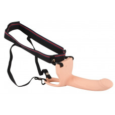 Телесный фаллопротез с вибрацией Vibrating Strap-On - 23 см. Телесный фаллопротез с вибрацией Vibrating Strap-On - 23 см.