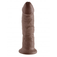Коричневый фаллоимитатор 9 Cock - 22,9 см. Коричневый фаллоимитатор 9 Cock - 22,9 см.