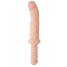 Реалистичный фаллоимитатор с ручкой BIGSTUFF DONG WITH HANDLE - 37 см. Реалистичный фаллоимитатор с ручкой BIGSTUFF DONG WITH HANDLE - 37 см.