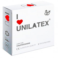 Ультратонкие презервативы Unilatex Ultra Thin - 3 шт. Ультратонкие презервативы Unilatex Ultra Thin - 3 шт.